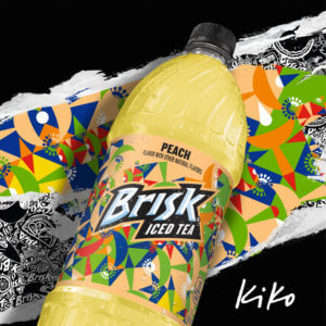 Brisk Strawberry Melon Tea