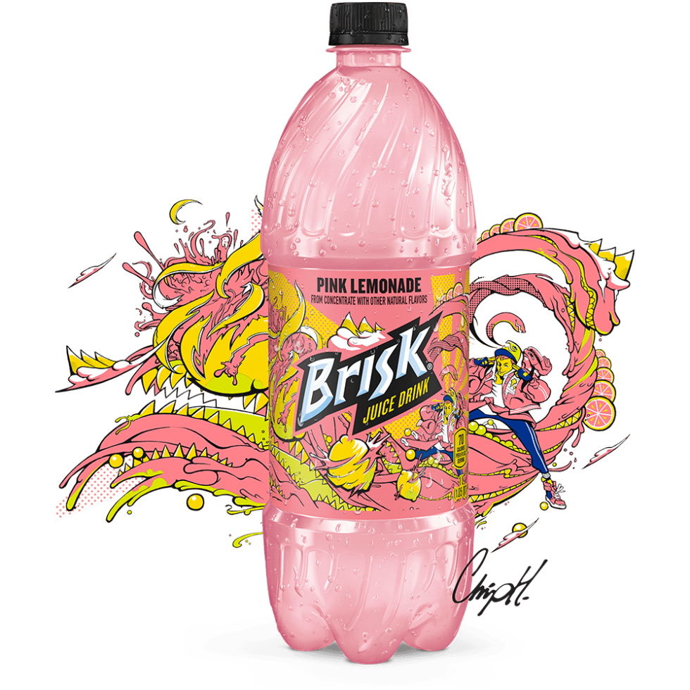 brisk pink lemonade