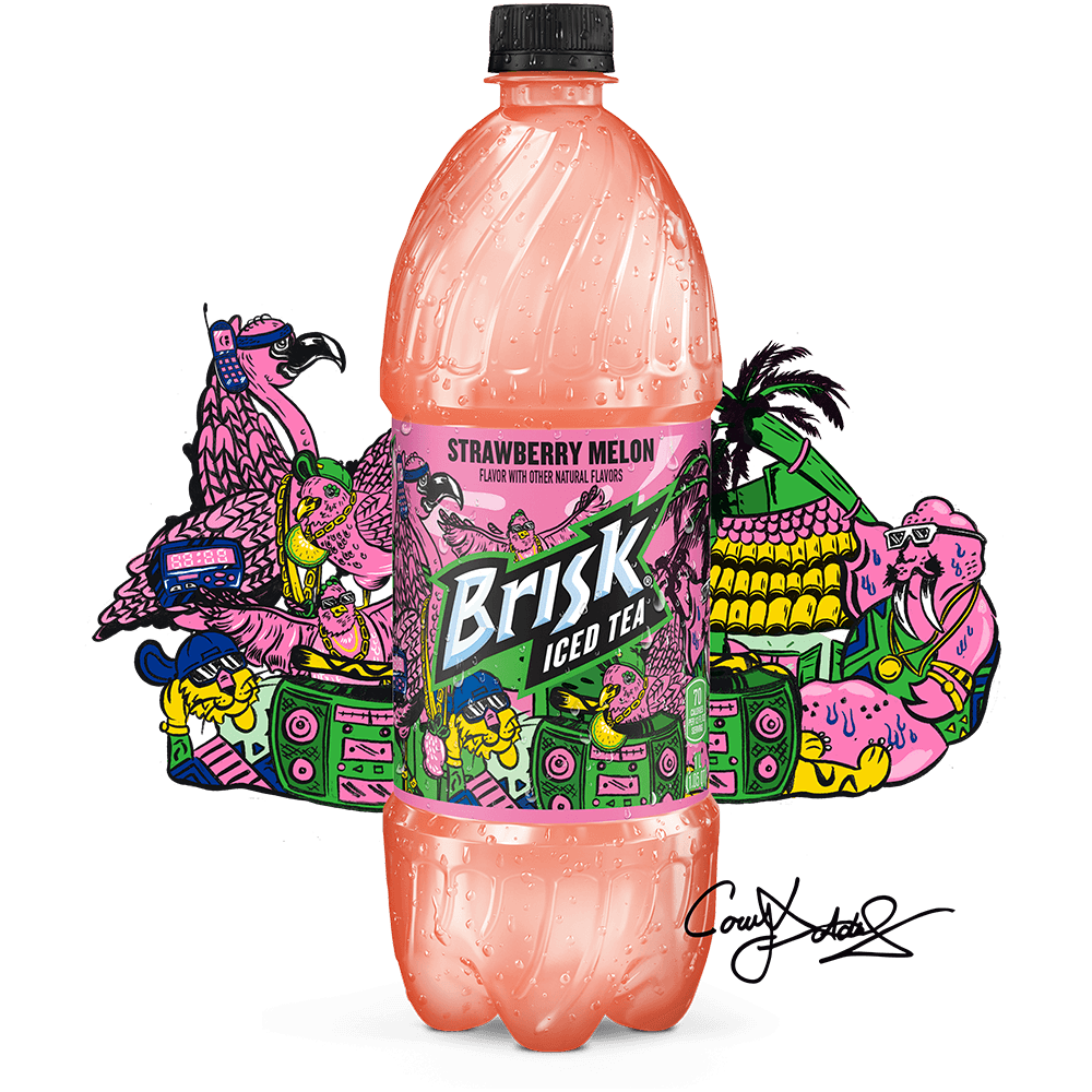 Brisk shop strawberry melon