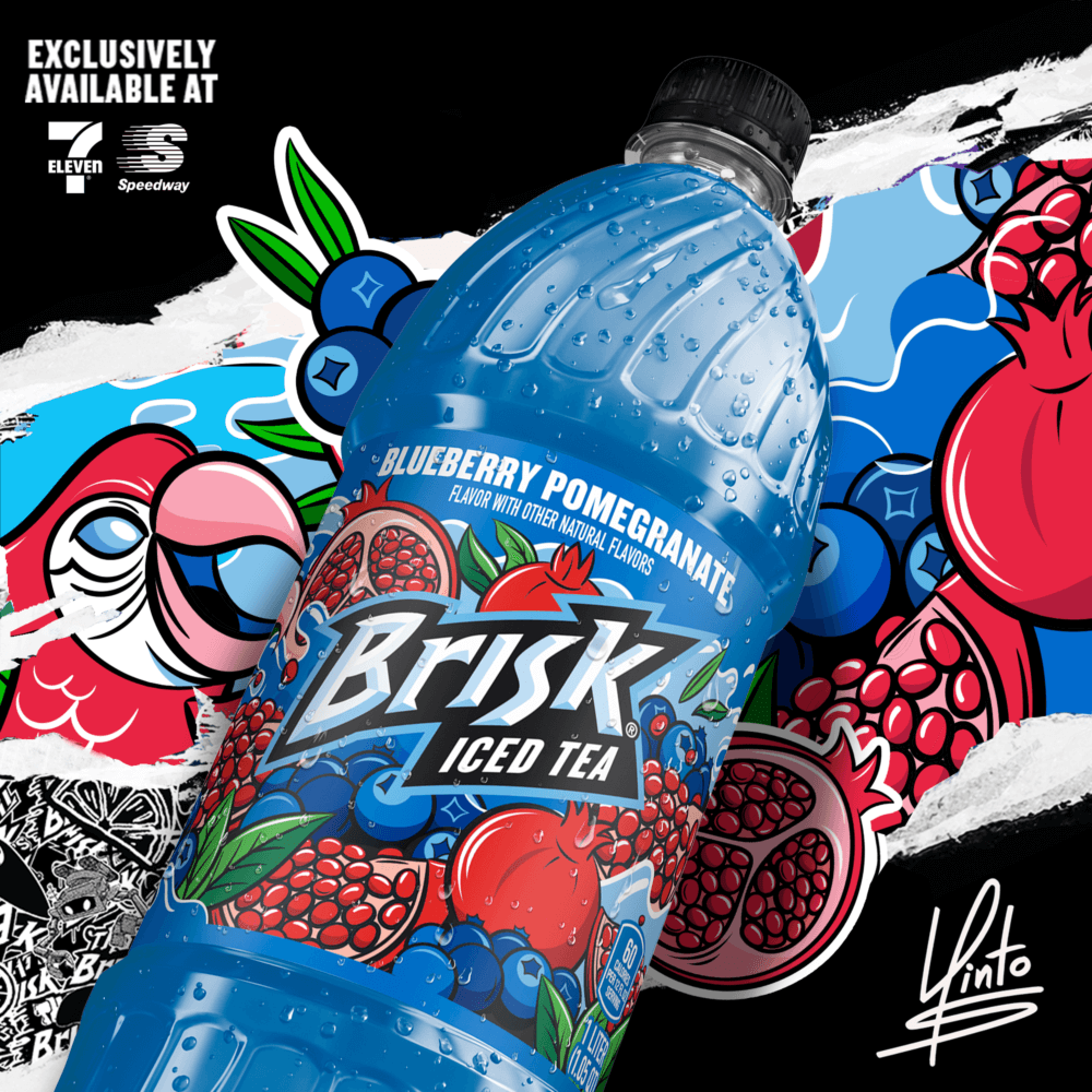 New Brisk Iced Tea flavors: Blood Orange (7-11 exclusive